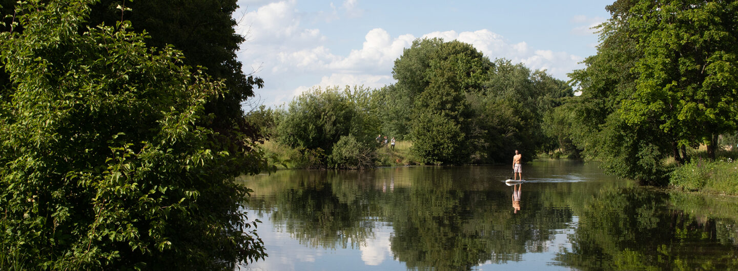 Bild von der Nidda bei Eschersheim